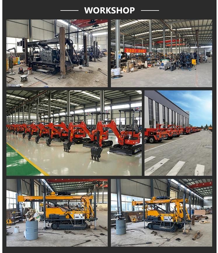 Air Compressor Water Well Drilling Rig 300m Drilling Machine Water