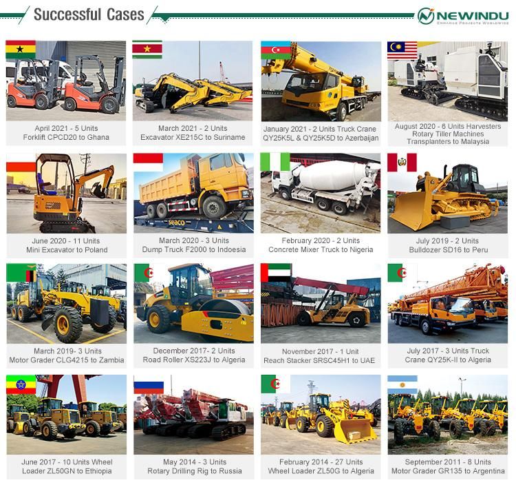 China Sr405r-W10 Rotary Drilling Rig with 106m Pile Depth Newindu