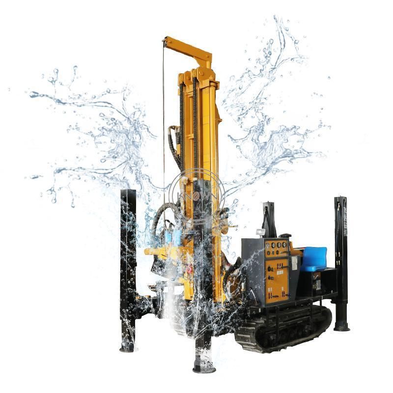 Rock Soil Sampling Drilling Machine Rubber Crawler Water Well Core Drilling Rig Truck Mounted for Agriculture Dig Research Wells