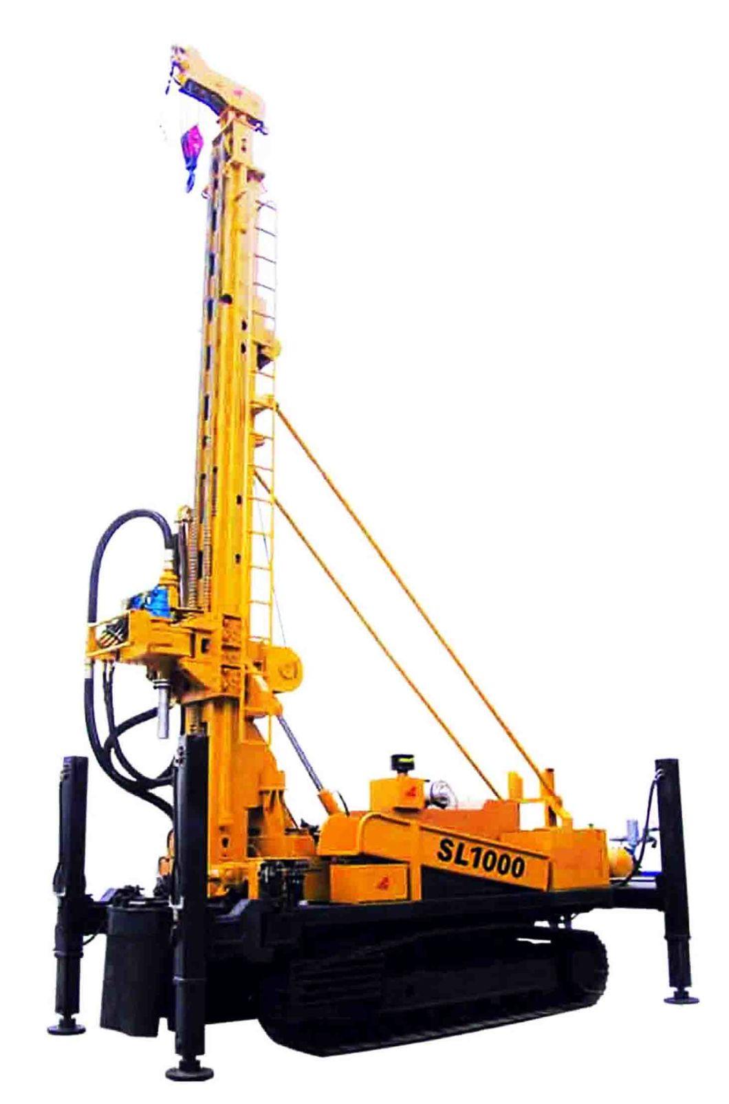 1000 Depth Water Well Drilling Machine for Air DTH Drilling