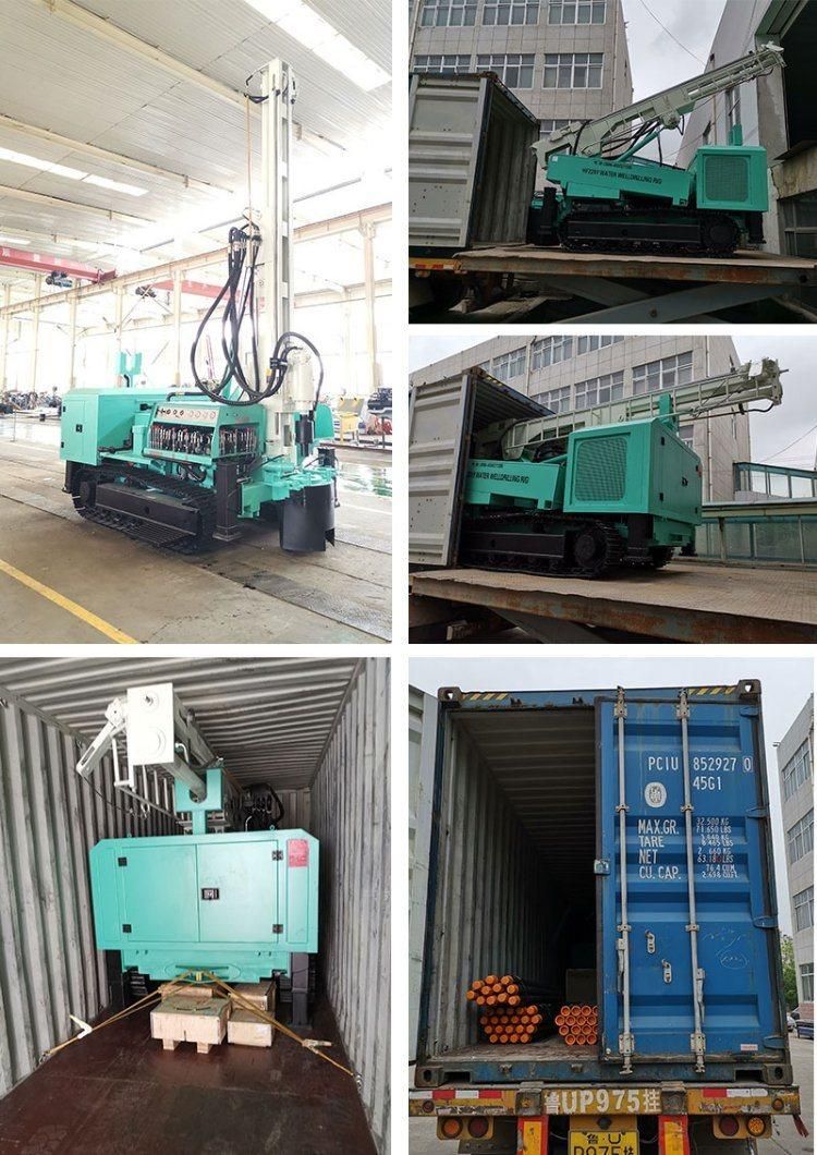 Hf220y 220m Rotary Drill/Drilling Rig for Water Well/Foundation Engineering