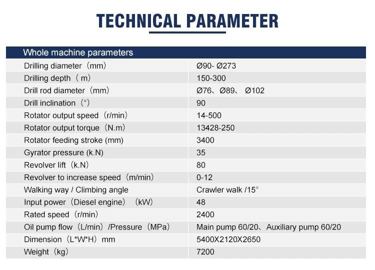 Crawler Water DTH Well Pnuematic Mudair Drilling Rig Machine