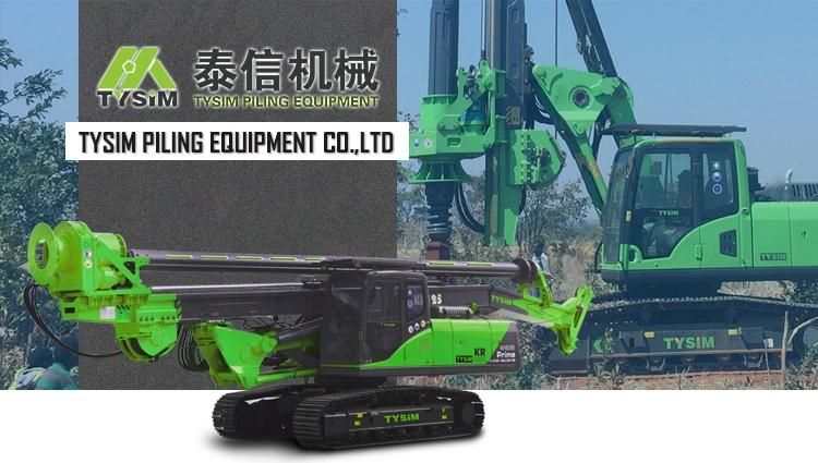 Tysim Kr90A Construction Drilling Machine with 1200mm Depth, Pile Driving Machine, Bor Machine