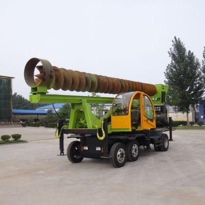 Wheeled 360-8 Hydraulic Walking and Electric Walking Diesel Pile Driver for Building Pile Excavating