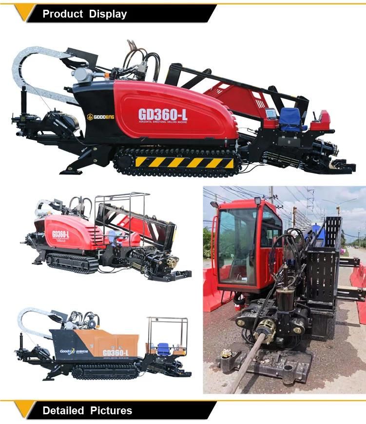 New Designed Goodeng HDD Machine 5T/36T/42T/70T/220T/260T Drilling Equipment Horizontal Directional Drilling Machine with Auto Loading Box of Drill Rod