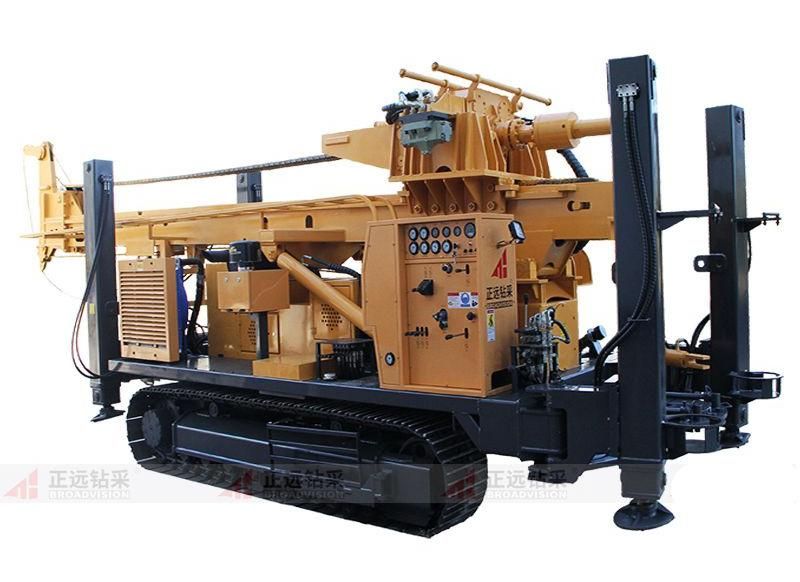 1000m High Quality Crawler Full Hydraulic Top Drive DTH Rock Water Well Drilling Rig (SL-1000S)