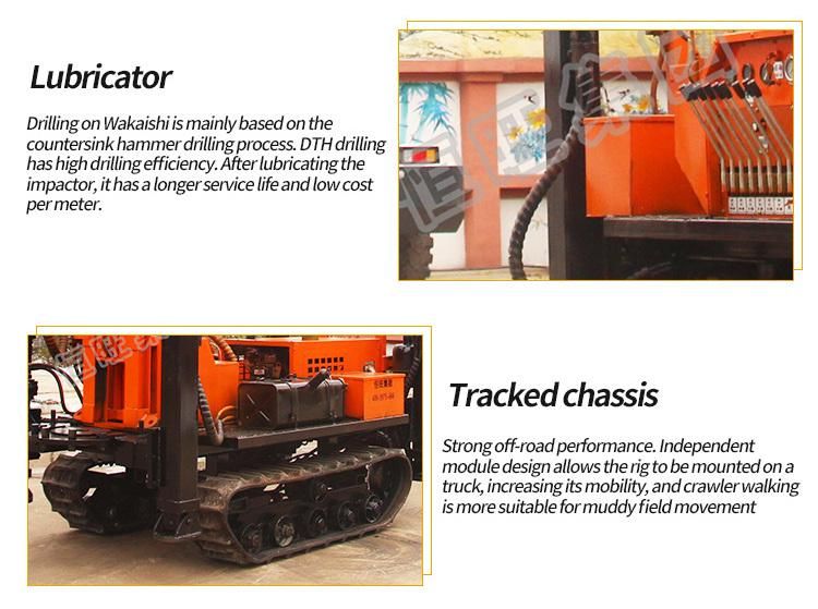Hw160 Machinery Drilling Rig Portable DTH Drilling Rig for Water Well