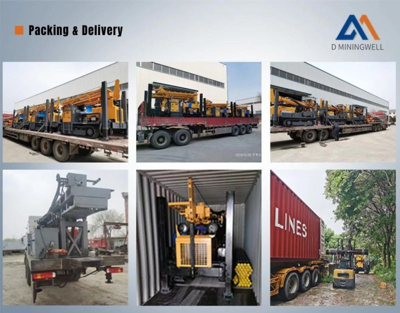 Dminingwell 600 Meters Truck Mounted Water Well Drilling Rig Drilling Rig for Water Well DTH Drilling Machine