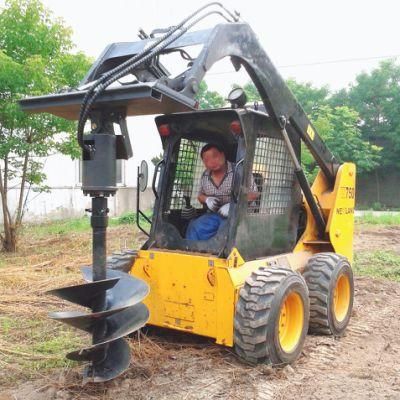 Good Quality Hcn Hydraulic Auger Connect Skid Steer Wheel Loader