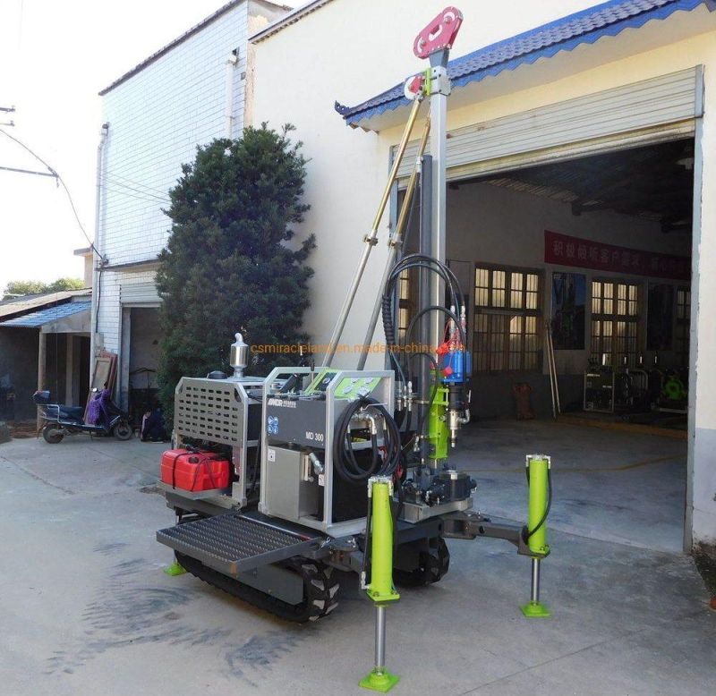 MD300 Portable Hydraulic Rotary Head Wireline Mining Exploration Drilling Machine