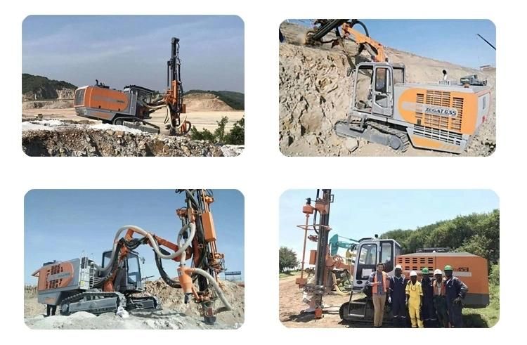 Anbit Hydraulic Crawler Mounted Quarry DTH Production Hole Drill Rig