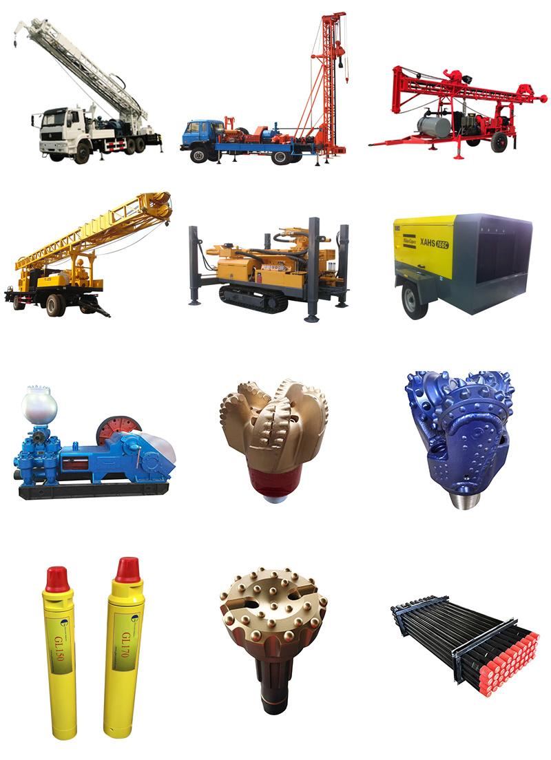 Hydraulic Crawler Mini Crawler Hydraul Drill Rig for Water Well Drilling Soil and Rock