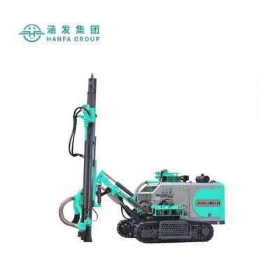 High Level Blasting Integrated DTH Surface Drilling Rig Machine