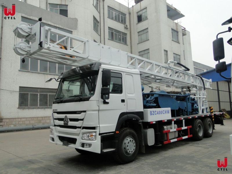 150-300meters 500-1000mm Diameter China HOWO Truck Mounted Drill Rig