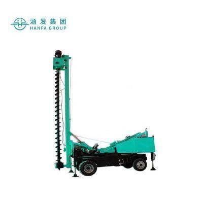 Hf360-16 Full Hydraulic Trailer 18m Crawler Rotary Drilling Rig