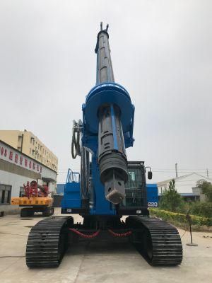 Small Hydraulic Rotary Drilling Machine Dr-220 Used in High-Speed Rail Trestle Piles