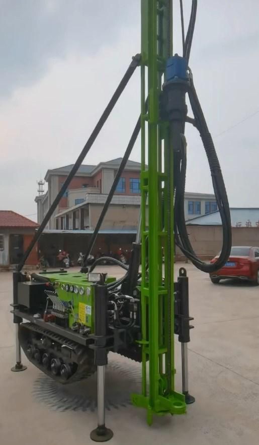 Mini Crawler Water Well Drilling Rig Crawler 300m Crawler Mounted Water Well Drilling Rig