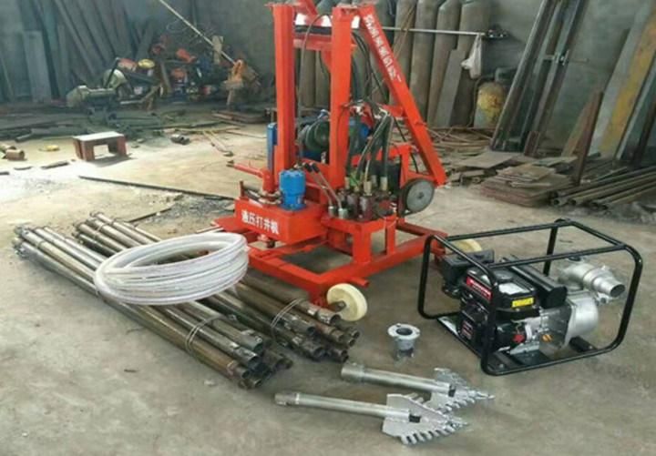 Multifunctional Farm Irrigation Crawler Water Well Bore Hole Drilling Rig