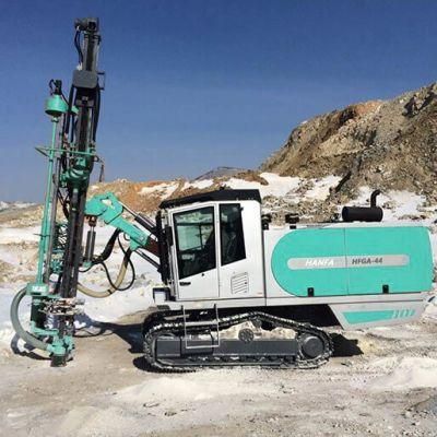 Hfga-44+ 28m Hydraulic Crawler Pneumatic Blasthole Drill DTH Hammer Surface Mine Drilling Rig