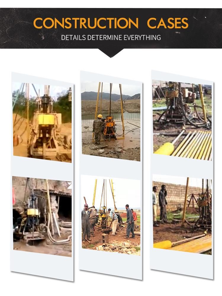 China Portable 300m Borewell Water Drilling Rigs for Sale