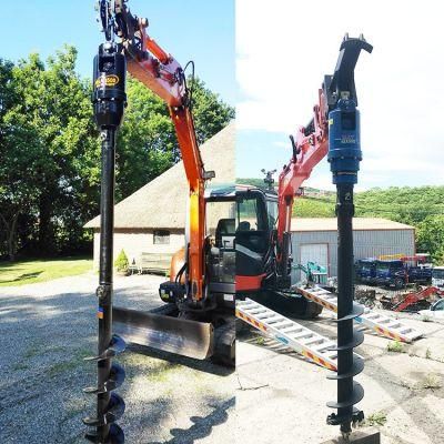 Hydraulic Ray Earth Auger for Hole Drilling Machine Earth Auger Drill