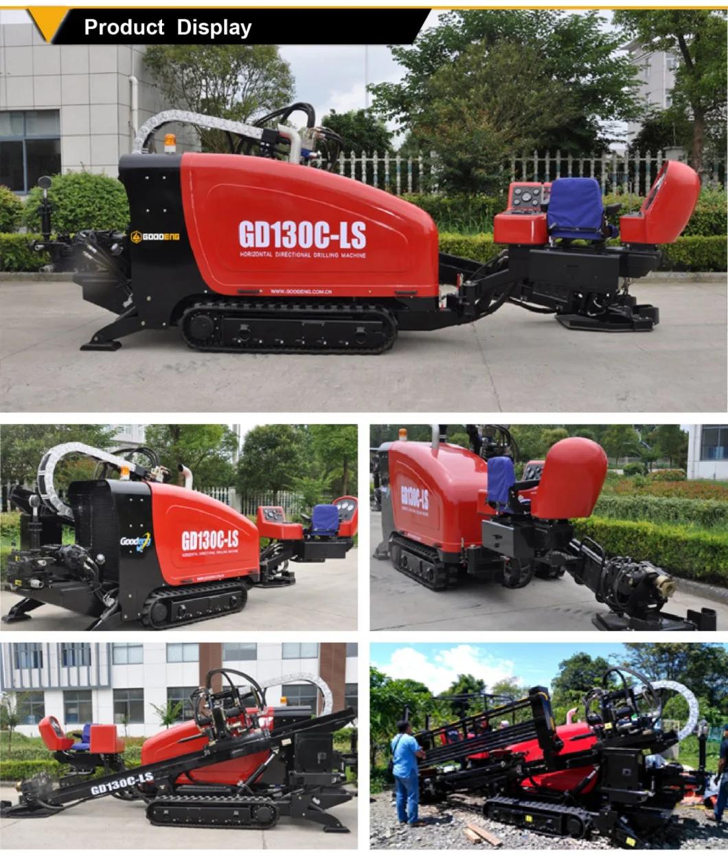 Goodeng GD130C-LS trenchless manchine HDD rig for electric pipeline