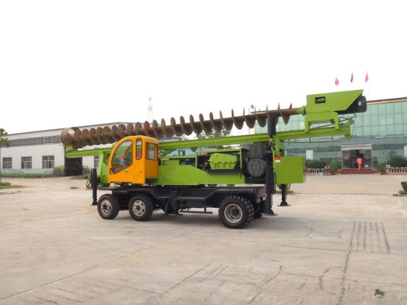 Wheeled 360-8 Diesel Pile Driver for High-Speed Rail Trestle Piles and Photovoltaic Power Station  Foundation Pile