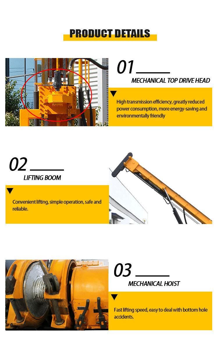 Light DTH Rotary Drilling Rig Small Hydraulic Type Drilling Machine for Water Well