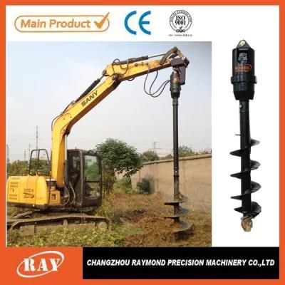 Earth Auger Auger Hole Digger 1~50t Excavator Hydraulic Earth Auger Drilling Post Holes Digger