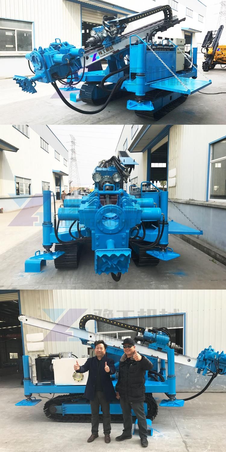 40m Deep Crawler Hydraulic DTH Hard Rock Blasting Hole Mining Drilling Machine