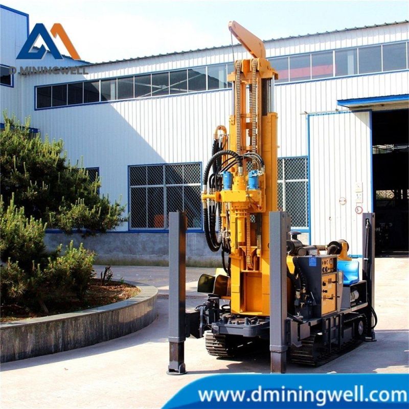 D Miningwell Made in China Good Quality 300m Depth Water Well Drilling Rig Rubber Crawler Drilling Machine