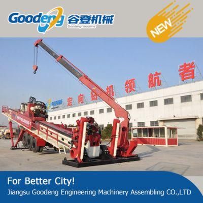 Goodeng 800T pipeline crossing machine drilling rig for optical fiber/cable/oil/gas system