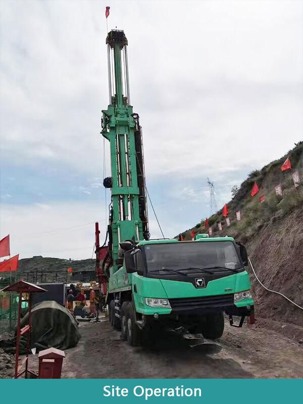 Fast Operation Hft600st Truck Mounted Water Well Drilling Rig