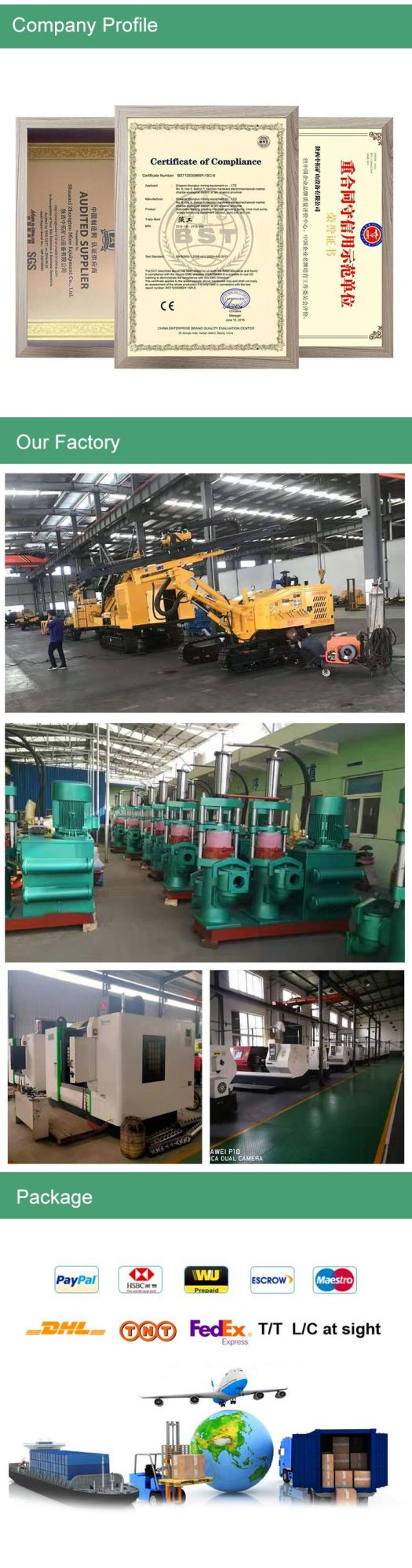 Crawler Hydraulic Rock Drill Water Well Drill Rigs