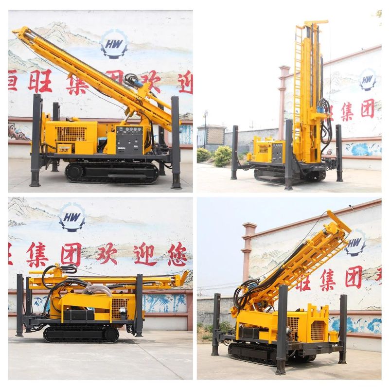 Lifting Force 25t Pneumatic Crawler Water Drilling Rig with Best Price