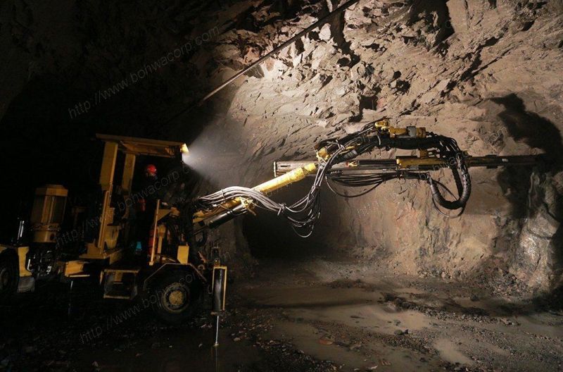 Mining and Hydro Underground Tunnel Rock Drill Single Boomer Jumbo