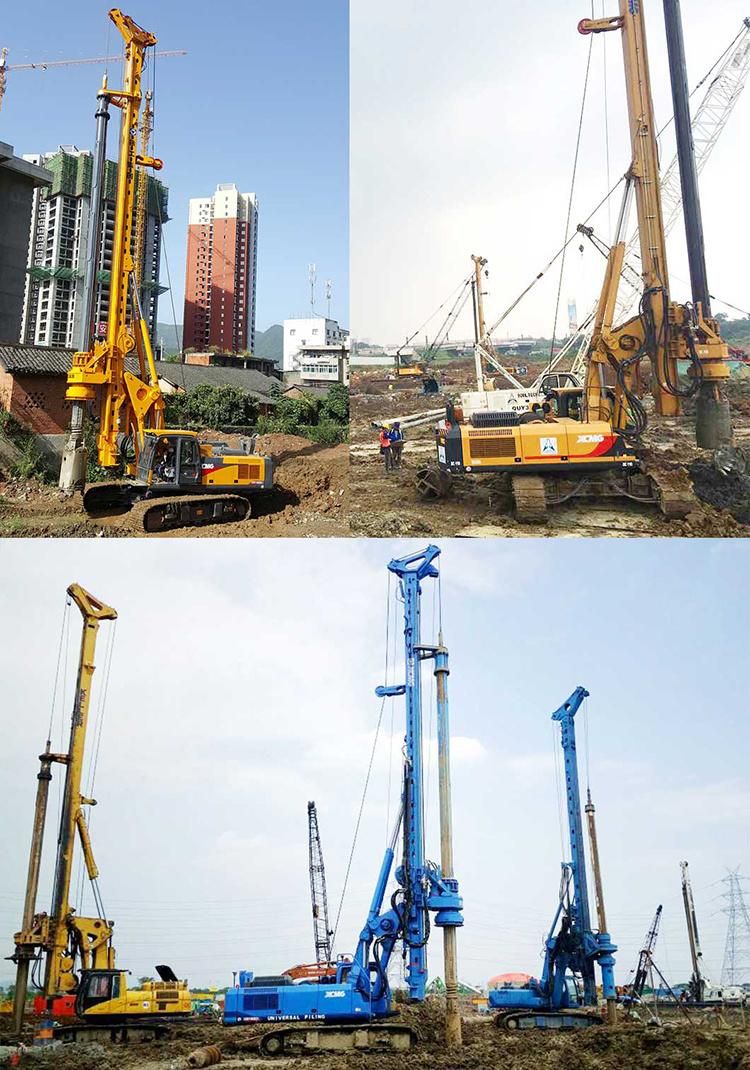 XCMG Professional Xr220d Piling Machine Crawler Rotary Drilling Rig