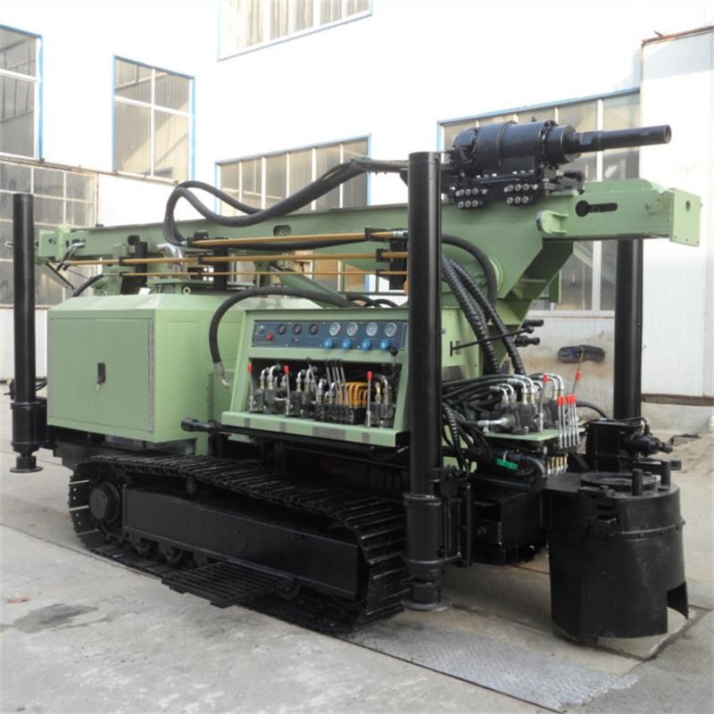 High Efficiency Low Cost Crawler Water Borehole Drilling Rig