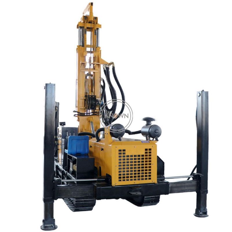 Rock Soil Sampling Drilling Machine Rubber Crawler Water Well Core Drilling Rig Truck Mounted for Agriculture Dig Research Wells