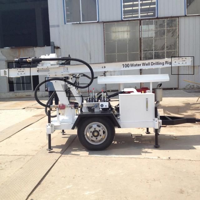 Dminingwell MW100 Portable Wheels Type Water Well Drilling Rig for Sale