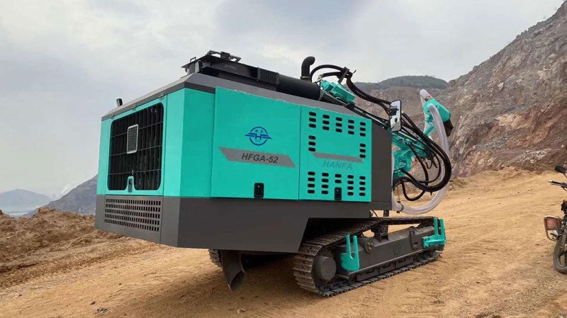 Hfga-52 Fully Automatic Double-Speed 191kw DTH Drill Rig Machine