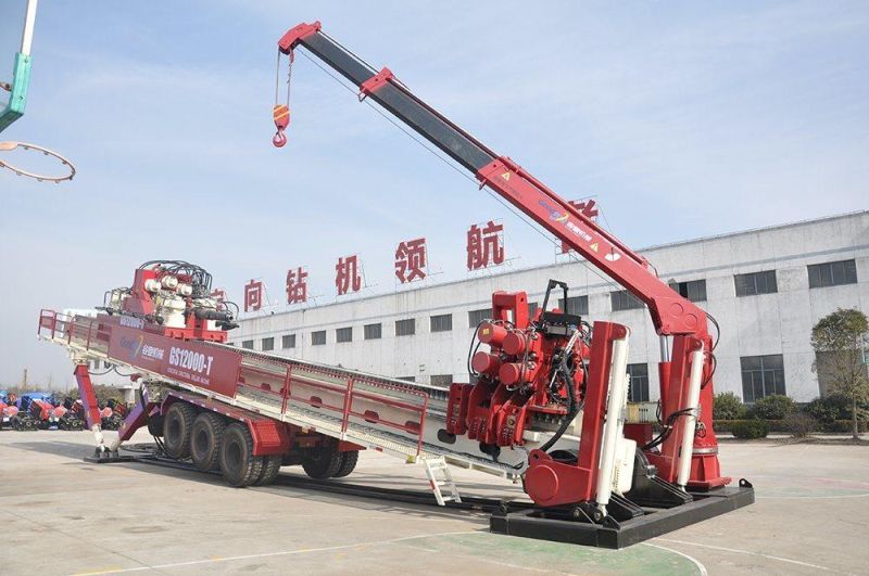 Goodeng 1200T(TS) pipeline crossing machine drilling rig for optical fiber/cable/oil/gas system