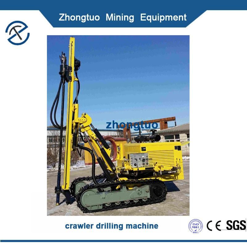 Pneumatic Crawler DTH Drilling Rig with Dust Collector