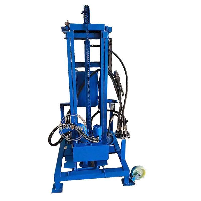 22HP Diesel Deep Water Well Drilling Machine 100m Hydraulic Mine Drilling Rig Hole Borehole Drill Machines