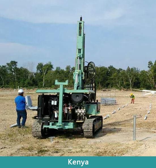 Hf130y Crawler Photovoltaic Drilling Rig
