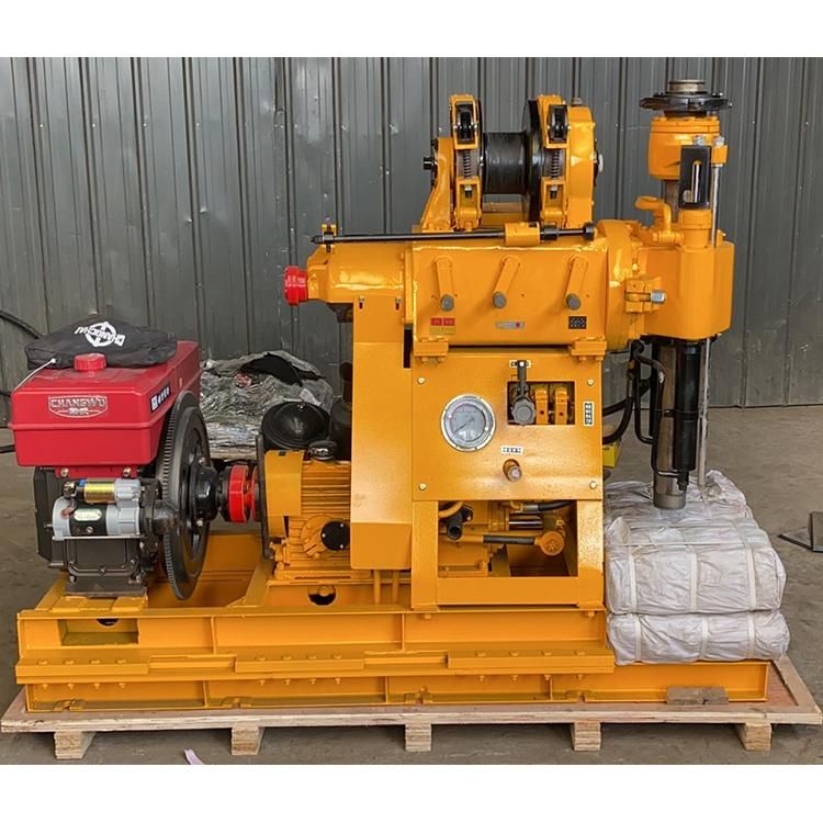 China Manufacturer 200m Hydraulic Small Portable Mining Borehole Water Well Core Drilling Rig Machine