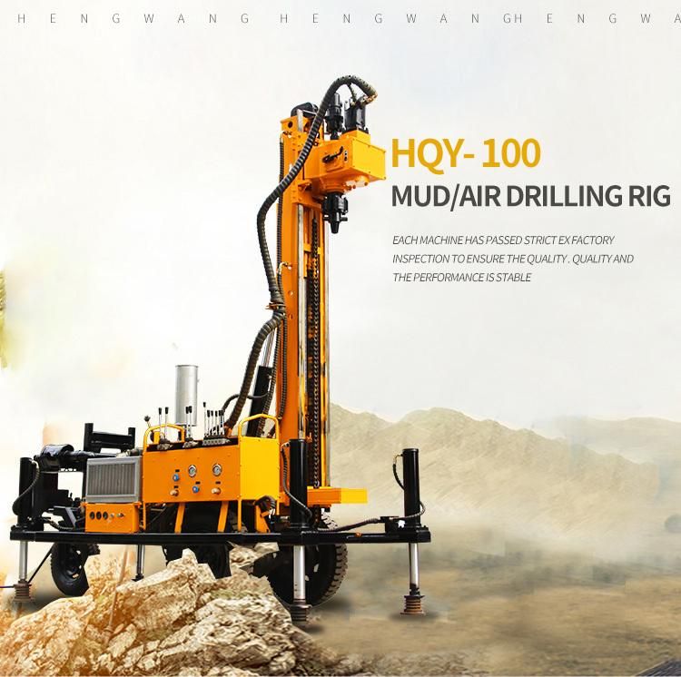 Pneumatic Rock Drilling Rig Machine