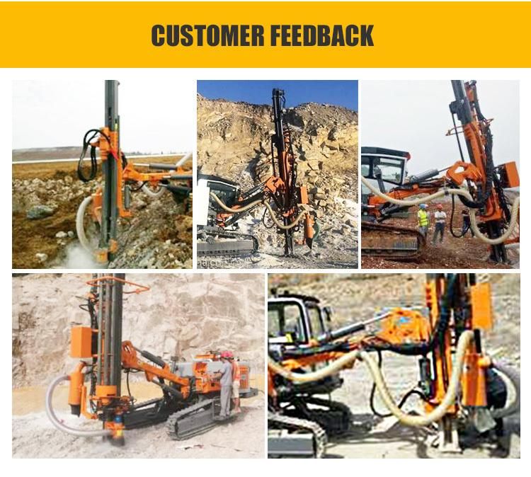 30m Deep Borehole Drill Rock Drill Machine in Golden Mining