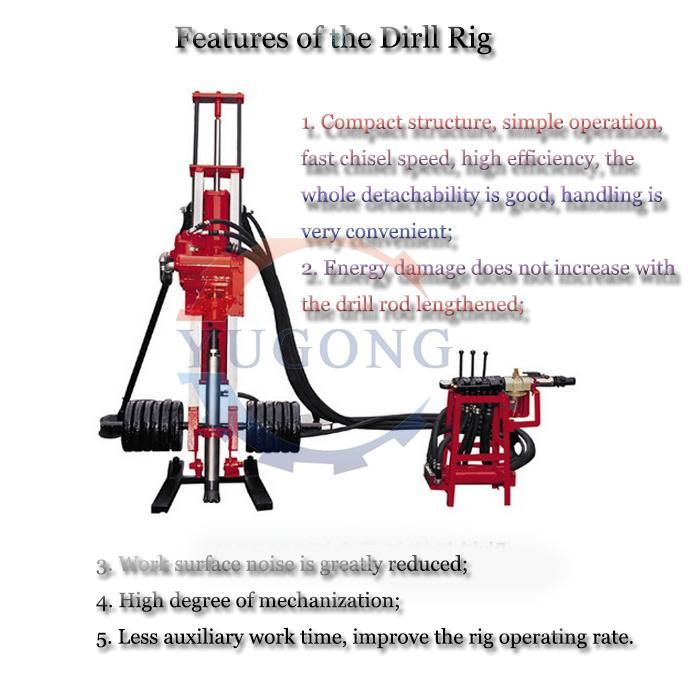 Wholesale Portable DTH Water Well Drilling Rig Pneumatic Rock Rotary Mobile Drilling Rig