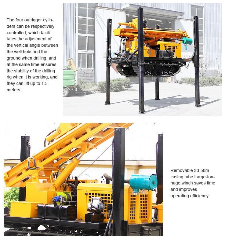 Cheap Borehole Drilling Machine /Water Well Drilling Rig for Sale 200m